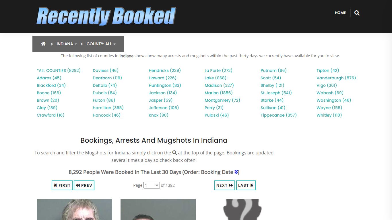 Bookings, Arrests and Mugshots in St Joseph County, Indiana